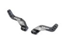 XRAY 352394 - GT Aluminium Rear Shock Plate - 3 Mounting Positions - Swiss 7075 T6 (L+R)