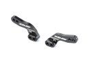 XRAY 352396 - GT Aluminium Front Shock Plate - 2 Mounting Positions - Swiss 7075 T6 (L+R)