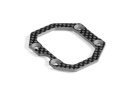 XRAY 354254 - GTX Carbon Center Mounting Plate - Flat Chassis