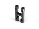 XRAY 354019 - GTXE Aluminium Center Mount For Flex Adjustment - Flat Chassis - Swiss 7075 T6