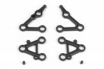 XRAY 382101 Set of Suspension Arms, Lower + Upper (2+1+1) - Hard