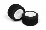 XRAY #389561 M18T Rear Foam Tire Mounted (25deg) - White (2) XRAY #389561 M18T Rear Foam Tire Mounted (25deg) - White (2)
