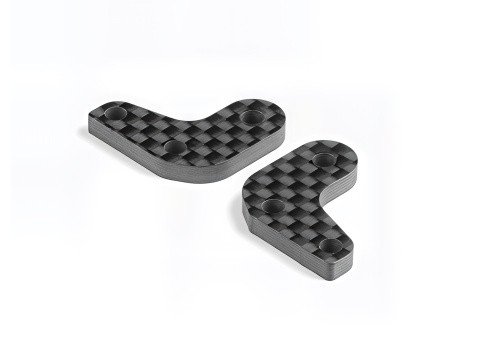 XRAY 332293 - Steering Block Carbon Extension s - 1 Dot (L+R)