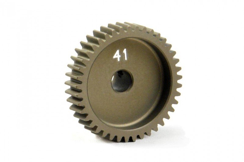 XRAY 305991 Aluminum Narrow Pinion Gear 41T / 64 - Hardcoated