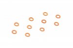 XRAY 303142-O Aluminum Shim 3x5x0.5mm - Orange (10)