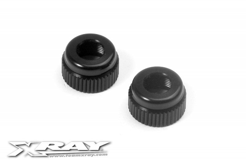 XRAY 368140 Aluminum Lower Shock Body Cap (2)