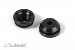 XRAY 358141 Aluminum Shock Body Nut for Shock Boot (2)