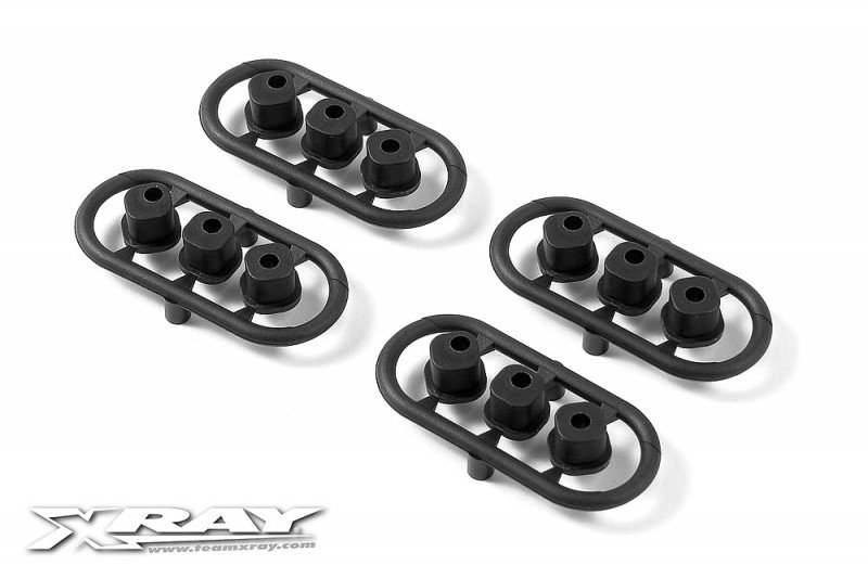 XRAY 342316 Composite Rear Upper Suspension  Eccentric Bushing (4)