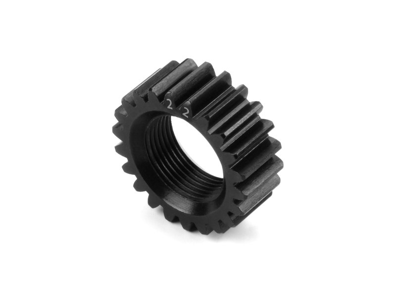 XRAY 348432 Aluminium BBB Pinion Gear 22T (2ND) - Swiss 7075 T6 - Hard Coated