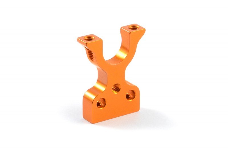 XRAY 303066-O T4\'17 Aluminum Layshaft Bulkhead Closed - Orange