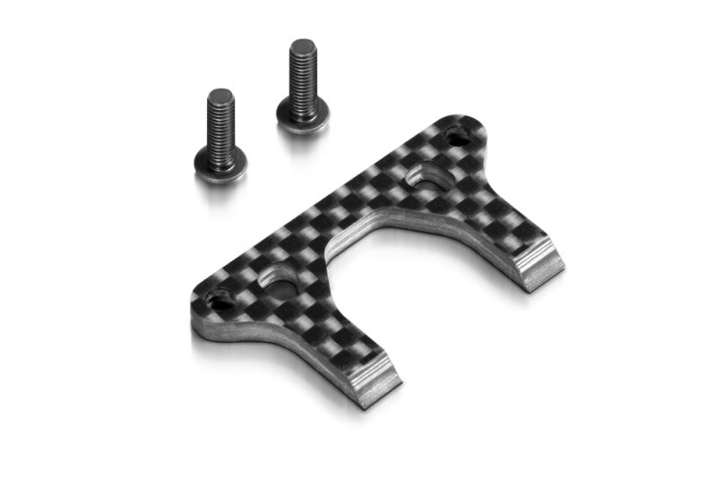 XRAY 301208 - T4\'20 Graphite Bumper Upper Holder Brace 3.0mm