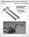 alt="XRAY 301322-H - Front Body Mount Set 6mm - Hard" title="XRAY 301322-H - Front Body Mount Set 6mm - Hard"