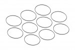 XRAY 971255 Silicone O-Ring 25.5x0.7 (10)