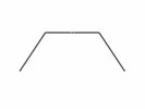 XRAY 303832 - X4 ANTI-ROLL BAR UAM - Under ARM Mount - Rear 1.2 MM