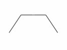 XRAY 303832 - X4 ANTI-ROLL BAR UAM - Under ARM Mount - Rear 1.2 MM