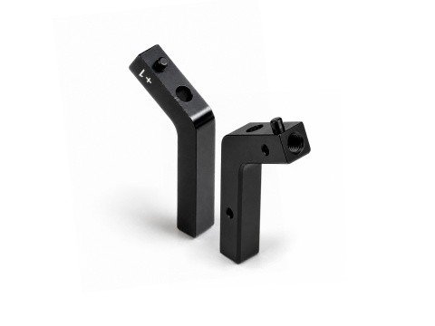 XRAY 302979 - X4F Aluminium Shock Holder Rear Fixed +1mm - Swiss 7075 T6 (2)