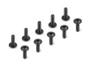 XRAY 911310 - HEX Screw Flanged SH M3x10 (10)