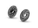 XRAY 364130-L - Aluminium ONE-WAY Slipper Clutch Plates - Ventilated - SET