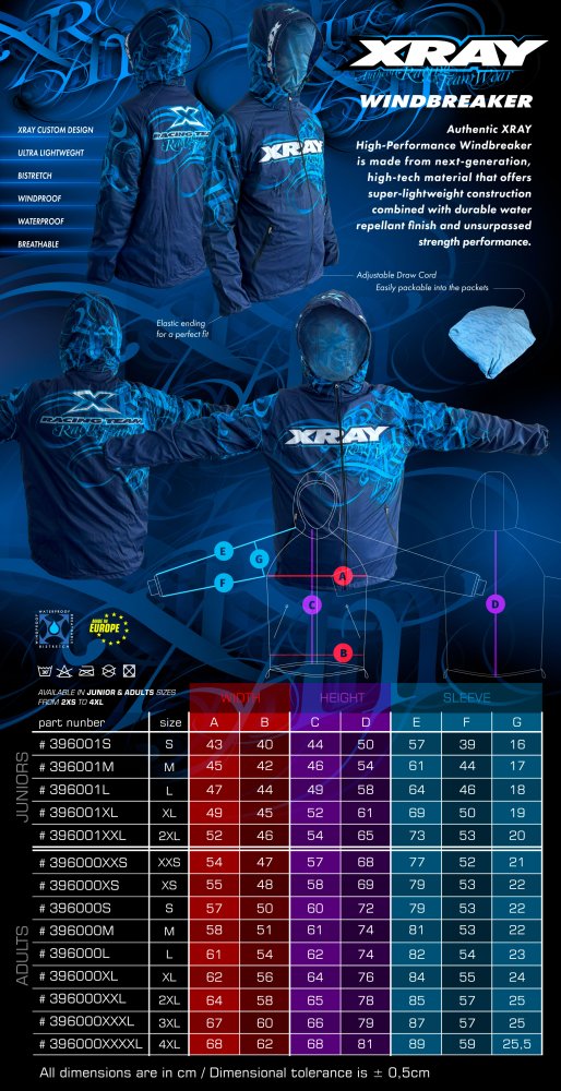 XRAY 396001M - HIGH-PERFORMANCE Junior Windbreaker (M)