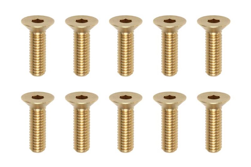 Yokomo RP-042-10BA High precision Brass FH screw M3x10mm