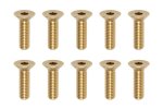 Yokomo RP-042-10BA High precision Brass FH screw M3x10mm