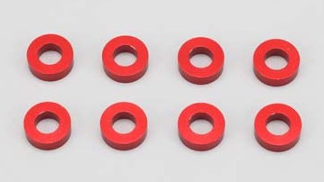 Yokomo ZCR-A3620 - 3x6x2mm Collar/8pcs/Red