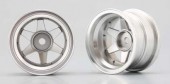 Yokomo TW-14S3 - 6-Spoke Chrome Small Dia. Wheels offset 12mm/pr