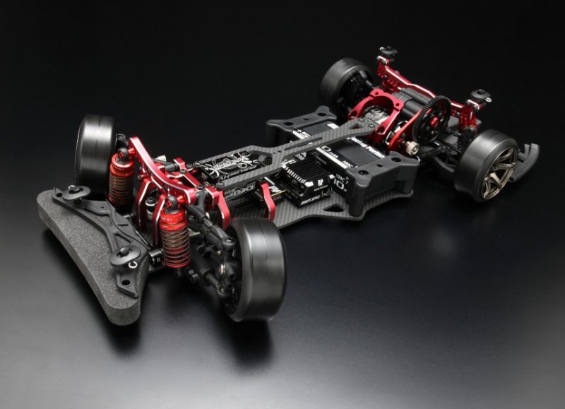 Yokomo DP-YD2EXR - Drift Package YD-2EXIIS Red Version Chassis kit