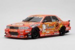 Yokomo DP-C33BS - 1/10 Scale EP RC Drift Car Kit - YUKE'S Team ORANGE with BEAST EYE C33 LAUREL