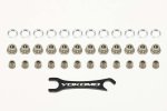 Yokomo MS-B60A12 Hard-coated aluminium suspension ball set (12sets) for MS series