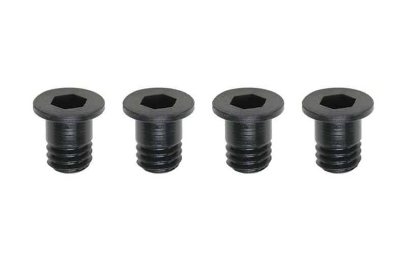 Yokomo ZC-F34SB M3x4 Flat Head Socket Step Screw (Black) 4pcs.