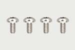 Yokomo RP-110-04A High precision cutting BH titanium screw (M2x4mm)