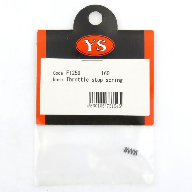 YS ENGINE THROTTLE STOP SPRING 160 #F1259