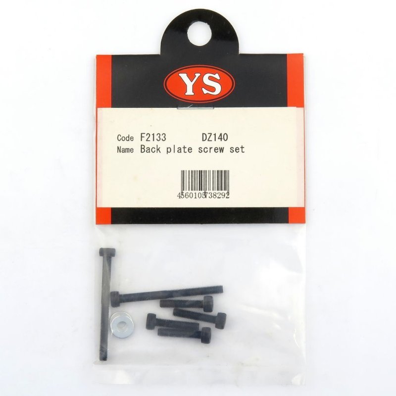 YS ENGINE BACK PLATE SCREW SET DZ140 #F2133