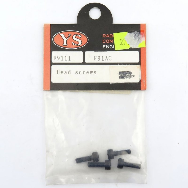 YS ENGINE CYLINDER HEAD SCREWS F91AC #F9111