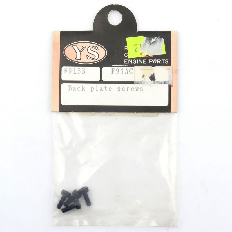 YS ENGINE BACK PLATE SCREW F91AC #F9153