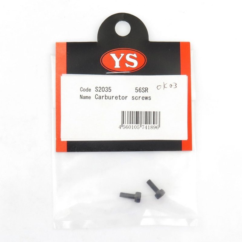 YS ENGINE CARBURETOR SCREWS 56SR #S2035
