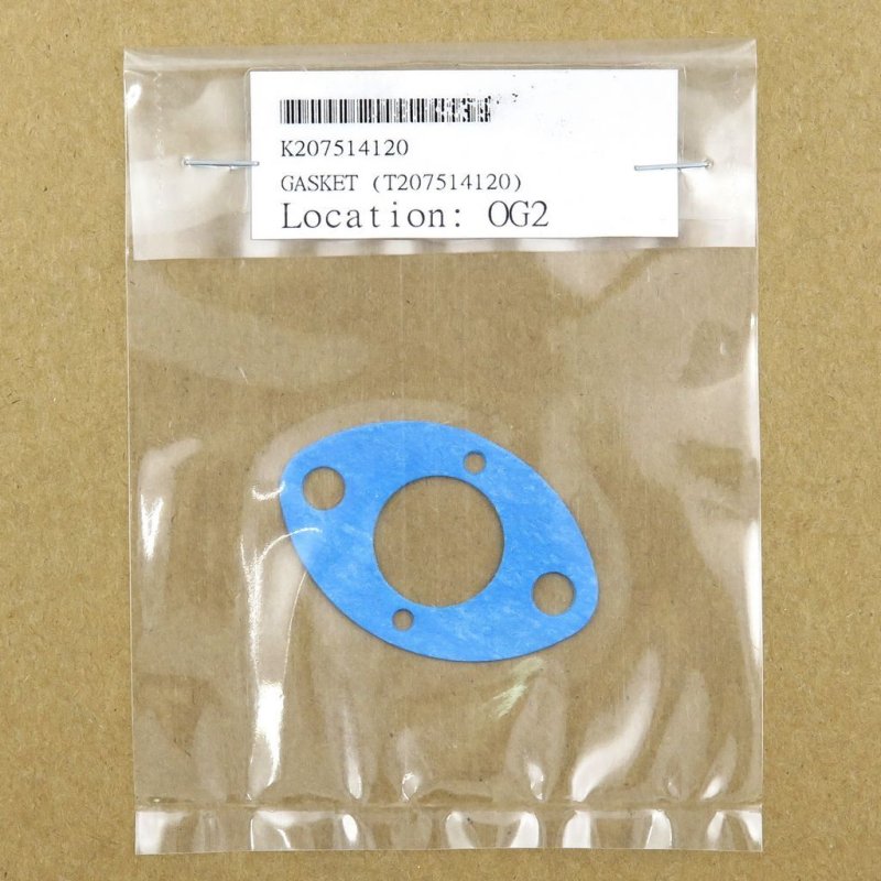 ZENOAH CARBURETOR GASKET G230-290RC,G260PU,G231-260PUH,G231-290PUM #207514120 (W/O PACKING)