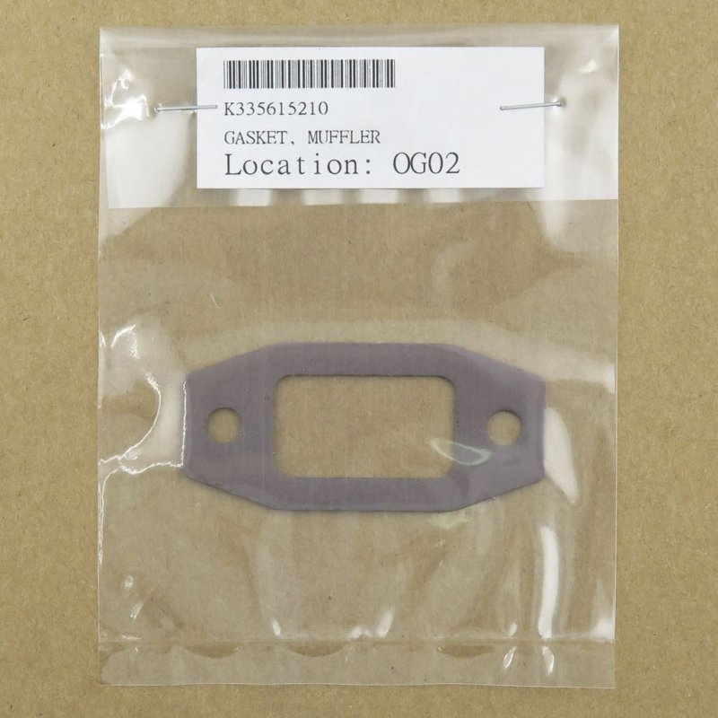 ZENOAH EXHAUST MUFFLER GASKET G450PU,G620PU #335615210 (W/O PACKING)